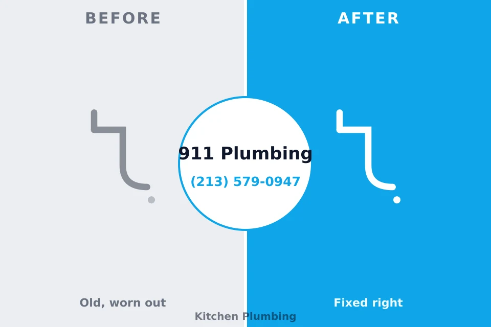 Before and after: plumbing repair Woodbine, GA